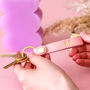 Personalised Pink Keyring For A First Home, thumbnail 1 of 6