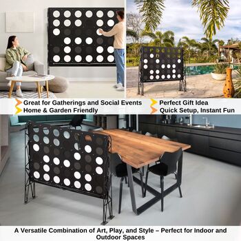 Xxl Giant Metal Four In A Row, 8 of 9