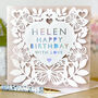 Personalised Butterfly Happy Birthday Card, thumbnail 1 of 2