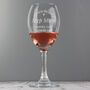 Personalised 'You Are The Best' Wine Glass, thumbnail 3 of 4