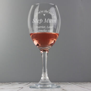 Personalised 'You Are The Best' Wine Glass, 3 of 4