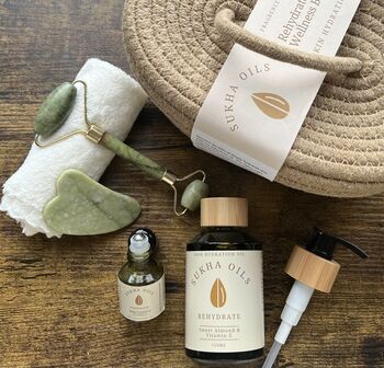 Wellness Basket Featuring Massage Oils For Joint Care, Body Relaxation Or Skin Hydration, 2 of 7