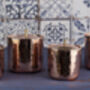 Set Of Four Handmade Copper Storage Canisters – Lidded, Tin Lined Inside, thumbnail 1 of 7