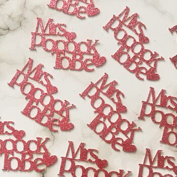 Personalised Mrs To Be Hen Party Table Confetti, 4 of 9