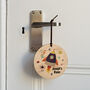 Personalised Round Wooden Space Hanging Door Sign, thumbnail 1 of 2