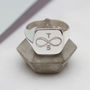 Personalised Sterling Silver Infinity Signet Ring, thumbnail 1 of 4