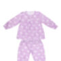 Girls Magical Unicorn Cotton Pyjama Set Pink Purple, thumbnail 3 of 7