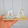 Personalised Mini Driftwood Sailboats, thumbnail 3 of 7