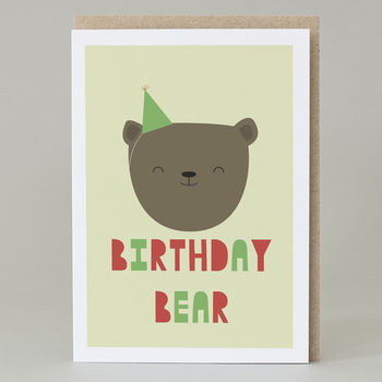 'Birthday Bear' Card, 2 of 3