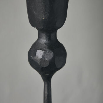 Trivo Tall Black Iron Candlestick, 5 of 6