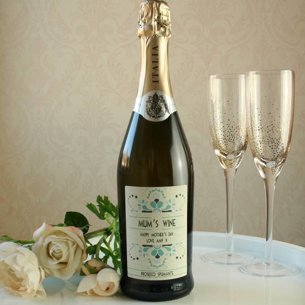 Personalised Mother's Day Prosecco Or Champagne By BOTTLE BAZAAR ...