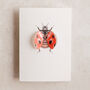 Ladybird Pop Out Watercolour Card, thumbnail 2 of 2