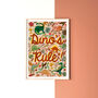 Dino's Rule Kids Wall Art Print, thumbnail 2 of 10