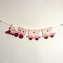 Love Train Felt Garland For Valentine's, thumbnail 2 of 5