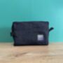 Recycled Denim Wash / Cosmetic Bag Made From Jeans, thumbnail 3 of 3