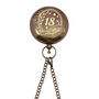 Personalised 18th Birthday Two Inch Sundial Compass Gift, thumbnail 8 of 11