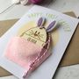 Personalised Girl's First Easter Decoration Card, thumbnail 3 of 6