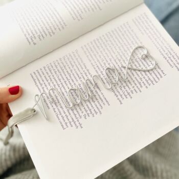 Personalised Wire Bookmark Gift For Mum, 4 of 11