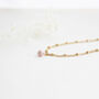 Gold Filled Rose Pearl Dotted Bracelet, thumbnail 5 of 9