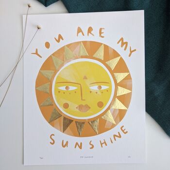 You Are My Sunshine Celestial Kids Print, 5 of 5