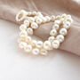 Freshwater White Baroque Pearl Choker, thumbnail 2 of 11