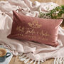 Personalised New Home Velvet Cushion, thumbnail 1 of 8