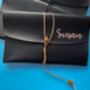 Personalized Genuine Leather Make Up Bag, Hand Bag, thumbnail 6 of 8