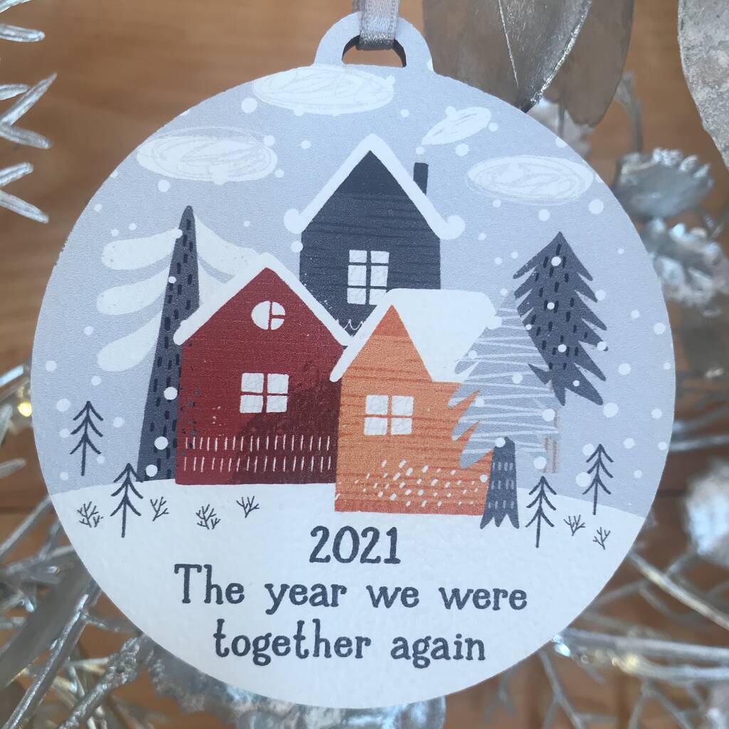 2021 Personalised Christmas Bauble Decoration By Kitty's