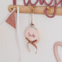 Pink Girls Name Sign Personalised New Baby Gift, thumbnail 5 of 5