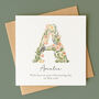 Personalised Botanical Christening Card, thumbnail 3 of 6
