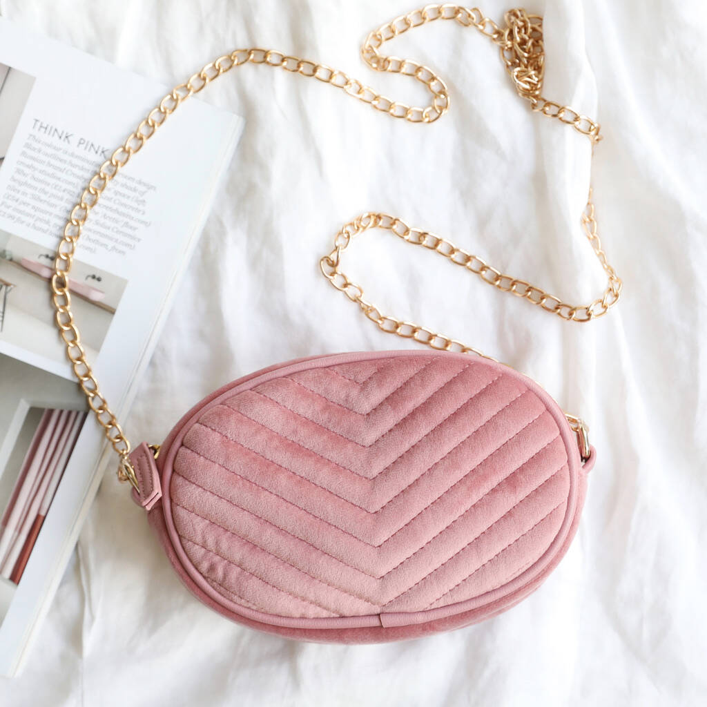 Velvet Crossbody Bag By Lisa Angel