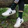 Happy Faces Forest Green Bamboo Socks, thumbnail 4 of 4