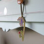 Bluebell And Ladybird Wooden Hanging Decoration, thumbnail 11 of 11