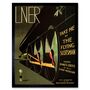 Travel Lner Railway Flying Scotsman UK Art Print, thumbnail 1 of 3