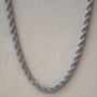Rope Chain Necklace Silver Gift, thumbnail 4 of 6