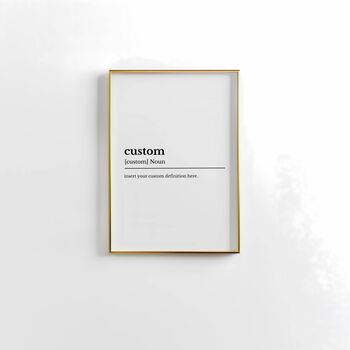 Personalised Definition Print, 5 of 5