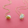 Popcorn Charm Necklace, thumbnail 2 of 3