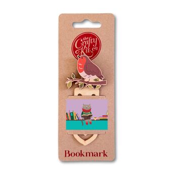 Robin Wooden Bookmark, 4 of 4