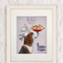 Beagle Pasta Company Art Print Framed Or Unframed, thumbnail 5 of 7