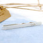 Sterling Silver Tie Clip With Infinity Symbol, thumbnail 4 of 6