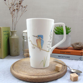 Kingfisher Bone China Latte Mug, 7 of 12