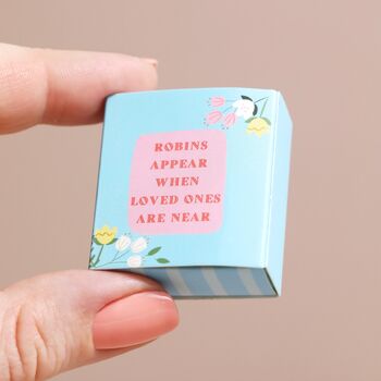 Tiny Matchbox Ceramic Robin Token, 4 of 5