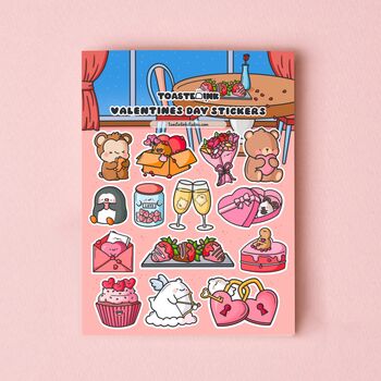 Valentine's Day Sticker Sheet | Cute Stickers, 2 of 5