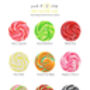 Happy 50th Birthday Colour Block Lollipop, thumbnail 3 of 3