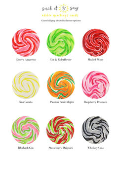 Happy 50th Birthday Colour Block Lollipop, 3 of 3
