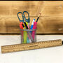 Personalised 30cm Oak Veneer Ruler Bookmark Gift, thumbnail 1 of 4