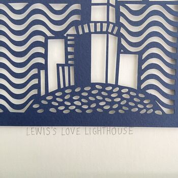 Lighthouse Limited Edition Paper Cut, 5 of 6