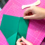 Father's Day Origami Heart Personalised Card, thumbnail 3 of 7