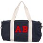 Personalised Navy Duffle Bag For Weekends/Sleepovers, thumbnail 6 of 9