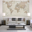 giant sized canvas world map by maps international | notonthehighstreet.com